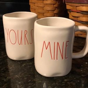 Rae Dunn Valentine Mugs Set of 2